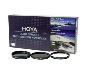 Genuine HOYA Digital Filter Kit II 72mm, UV, ND8, CPL, CIR-PL, polarizer, NEW