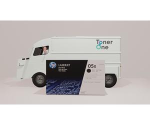 Genuine HP 05XD Dual Pack Toner Cartridges -CE505XD -Black