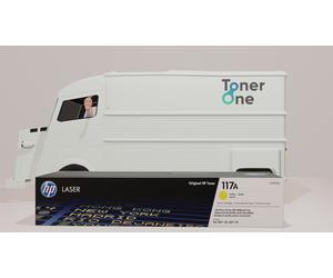 Genuine HP 117A Standard Laserjet Toner Cartridges - W2072A -Yellow