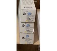 Genuine HP 128A Yellow Toner Cartridge - CF371AM (Original)
