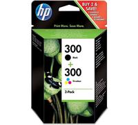 HP 300 2-pack Black/Tri-color Original Ink Cartridges