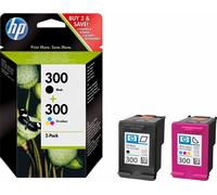 HP 300 2-pack Black/Tri-color Original Ink Cartridges