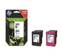 HP 301 2-pack Black/Tri-color Original Ink Cartridges