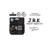 Genuine HP 302/304 Black Ink Cartridge Standard For Deskjet Printer B7RT7AE