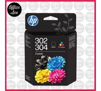 Genuine HP 302 / 304 Multipack Ink Cartridges - For DeskJet 2630