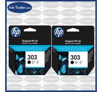 Genuine HP 303 Ink Cartridge Twin Black For ENVY 6220-6234