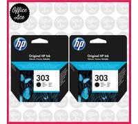 Genuine HP 303 Ink Cartridge Twin Black For ENVY 6220-6234