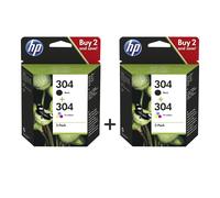 Genuine HP 304/ HP 304XL Black /Colour Ink Cartridges For ENVY 5032 Printer Lot