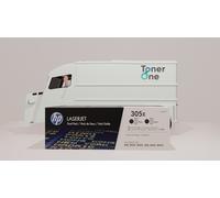Genuine HP 305XD Dual Pack Laserjet Toner Cartridge CE410XD Black