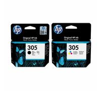 Genuine HP 305XL / 305 Black & CMY Ink Cartridges for Deskjet 4120e LOT