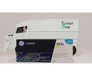 Genuine HP 307A Standard Laserjet Toner Cartridge - CE742A -Yellow