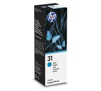 HP 1VU26AE Original HP 31 Cyan Ink Bottle - 1VU26AE