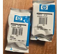 HP No 350 & 351 Black & Col Original OEM Cartridges CB335EE CB337EE Photosmart