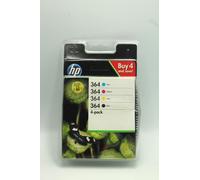 HP 364 4-pack Black/Cyan/Magenta/Yellow Original Ink Cartridges