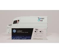 Genuine HP 36A Dual Pack Laserjet Toner Cartridge - CB436AD - Black