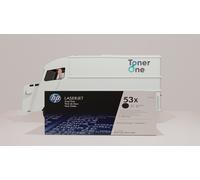 HP 53X Black High Capacity Toner Cartridge Twin Pack - Q7553XD (Original)