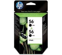 Genuine HP 56 Black Ink Cartridges C9502AE C6656AE (EXPIRED)