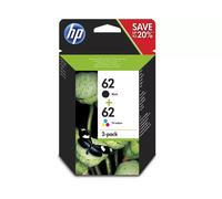 HP 62 2-pack Black/Tri-color Original Ink Cartridges