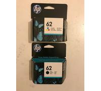 2x Genuine HP 62 Black Ink Cartridges For ENVY 5540 5640 7640 Inkjet Twin Pack