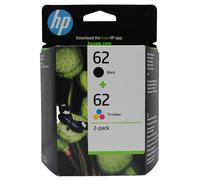 HP 62 2-pack Black/Tri-color Original Ink Cartridges