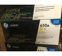 GENUINE HP 650A CE272A YELLOW FOR CP5225 CP5525 VAT INCLUDED