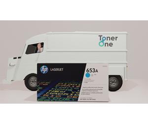 Genuine HP 653A Standard Capacity Laserjet Toner Cartridge - CF321A - Cyan