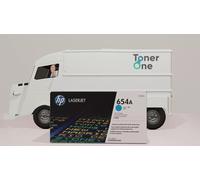Genuine HP 654A CF331A Cyan Toner Cartridge - New