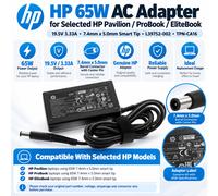 Genuine HP 65W Charger 19.5V 3.33A 7.4mm L39752-002 EliteBook ProBook ZBook