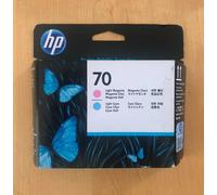 Genuine HP 70 Printhead - LIGHT MAGENTA & LIGHT CYAN (INC VAT) BOXED 2013