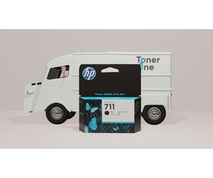 Genuine HP 711 80ml Ink Cartridge (CZ133A) - Black