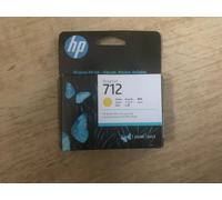 Genuine HP 712 Yellow Ink Cartridge 29ml : Exp 2027: Box not in mint condition