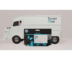 Genuine HP 730 Cyan Ink Cartridge | P2V62A