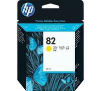 Genuine HP 82 Yellow Ink Cartridge C4913A 69ml - FREE DELIVERY