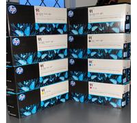 Genuine HP 91 Ink Multipack x 8 / FOR DESIGNJET Z6100 (INC VAT) BOXED 2025