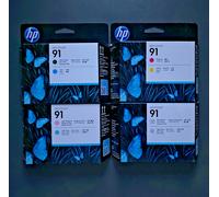 Genuine HP 91 Printhead Multipack x 4 - HP DESIGNJET Z6100 - INC VAT BOXED 2025