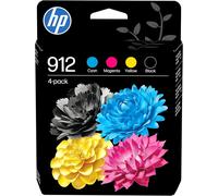 HP 912 4-pack Black/Cyan/Magenta/Yellow Original Ink Cartridges