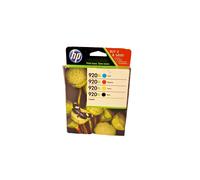 Genuine HP 920XL Black/Cyan/Magenta/Yellow Ink Cartridge Multipack C2N92AE