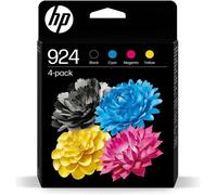 HP 924 CMYK Original Ink Cartridge 4-Pack