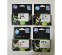 Genuine HP 932XL Black & 933XL Cyan, Magenta, Yellow Ink Cartridges 4-set 2023+