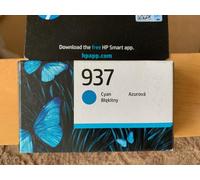 Genuine HP 937 Cyan Ink Cartridge Exp 06/2025