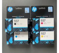 HP 937 CMYK Original Ink Cartridge 4-Pack