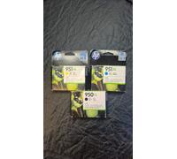 Genuine HP 950XL 951XL Black Cyan Yellow Ink Cartridges Boxed OfficeJet Pro 3PK.