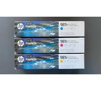 Genuine HP 981Y INKS - 3 COLOUR MULTIPACK - UK VAT INC BOXED