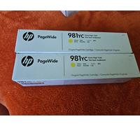Genuine HP 981YC Ink Cartridges, Choose Your Colour E556050 58650 Vat Inc