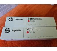 Genuine HP 981YC Ink Cartridges, Choose Your Colour E556050 58650 Vat Inc