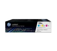 Genuine HP CF341A Toner Cartridge Magenta/Yelow/Cyan Tri-Pack 126A A- VAT In