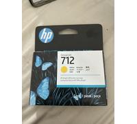 Genuine HP DesignJet 712 Yellow Ink Cartridge - Retail Sealed - Expired JAN 2026