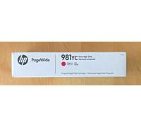 Genuine HP EXTRA HIGH YIELD INK - 981YC MAGENTA / E55650 E58650 (INC VAT) 2027