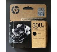 Genuine HP Ink - 308e BLACK / ENVY 6110 6120 6130 6520 (INC VAT) BOXED 09/2026