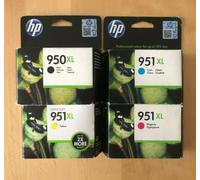 HP 950XL High Yield Black/951XL High Yield Cyan/Magenta/Yellow 4-pack Original Ink Cartridges ink cartridge 4 pc(s) High (XL) Yield Black, Cyan, Magenta, Yellow